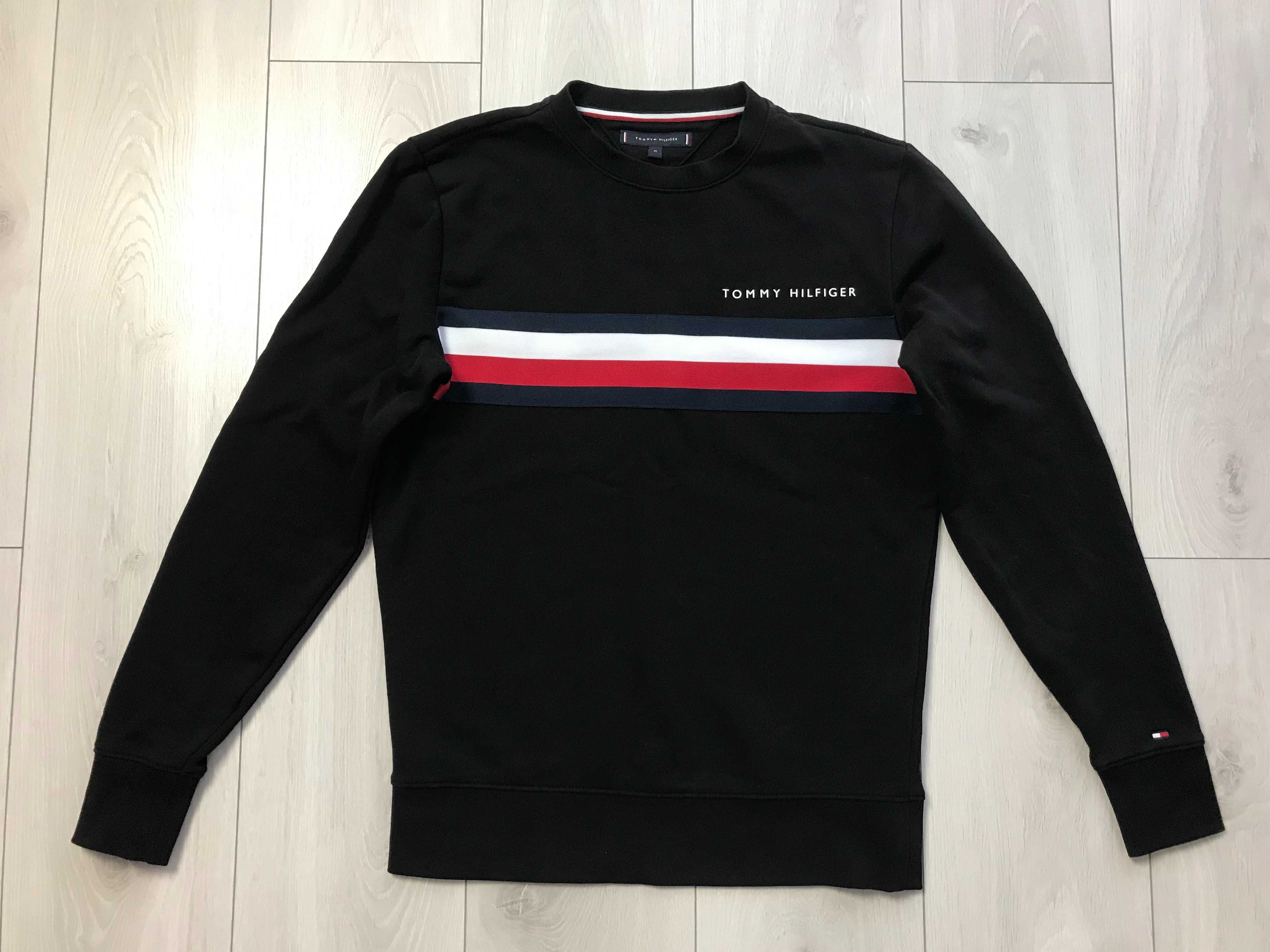 TOMMY HILFIGER r.M oryginalna bluza bez kaptura męska stan BDB