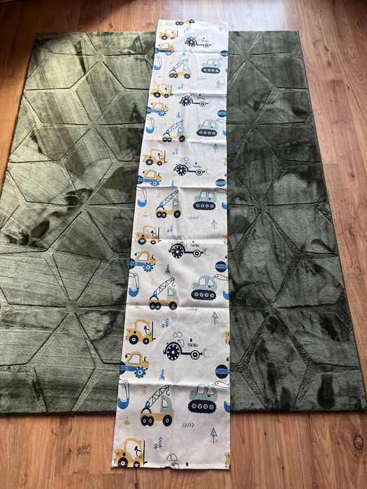 Bieznik na stol pojazdy roczek koparki