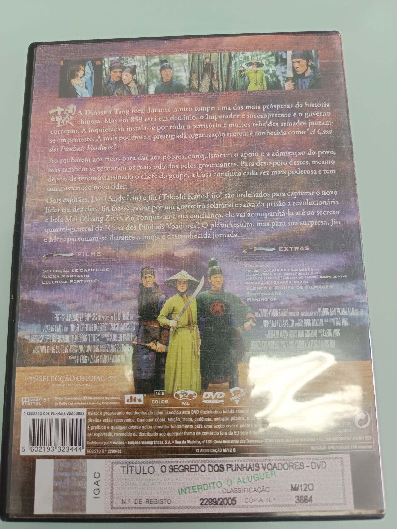 DVD edição especial 2 DVDs o segredo dos punhais voadores