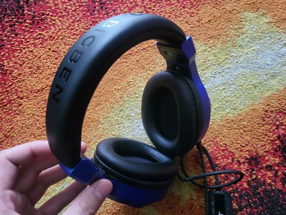 Słuchawki Big Ben Niebieskie PS4 Playstation 4 na licencji Sony - BDB