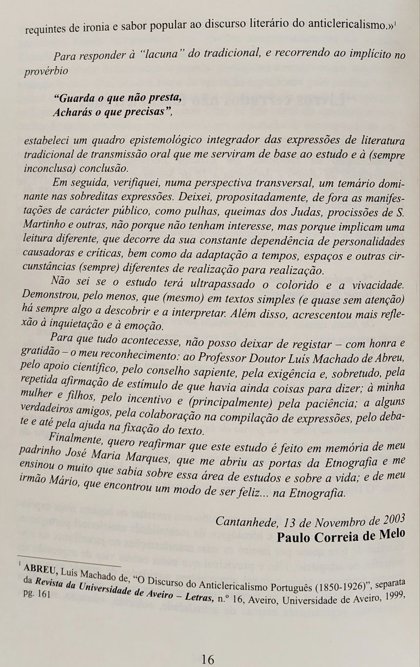 O Clero na Etnografia Portuguesa