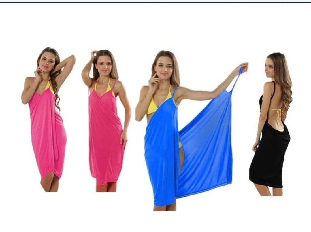 NOWA Sukienka PLAŻOWA Ręcznik Tunioka PAREO SARONG polecam