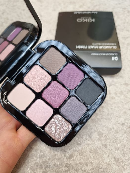 Тіні Kiko milano New Glamour Multi Finish Eyeshadow Palette  02 03