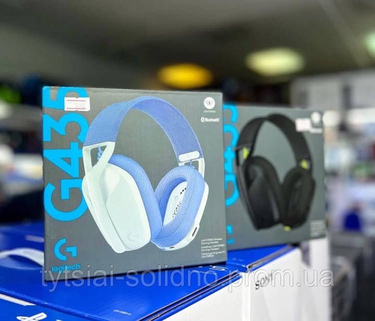 Навушники Logitech G435  бездротові, для пк легкі, з якісним звуком