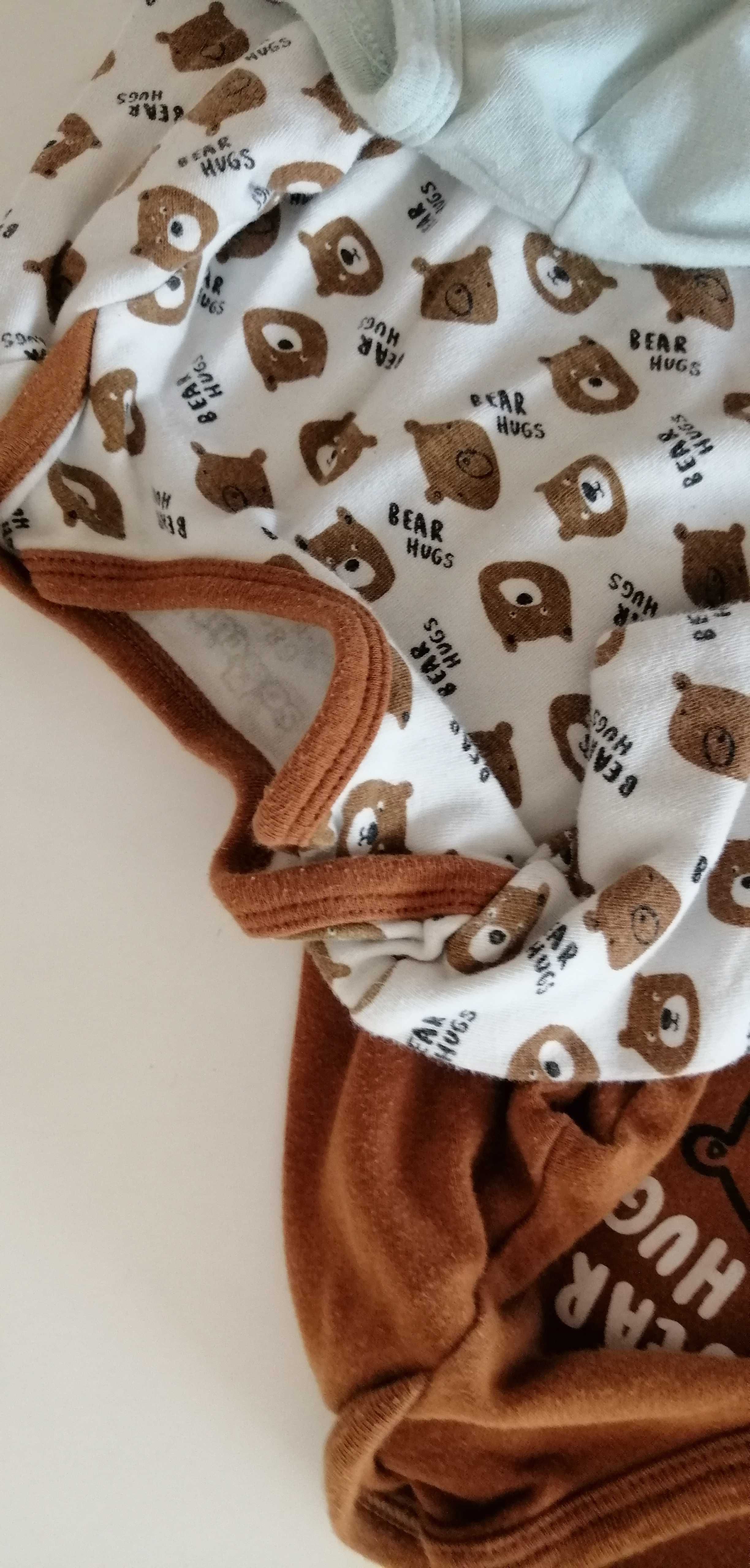 body z długim rękawem 62 68cm 3-6mies dla chłopca chłopięce niemowlak