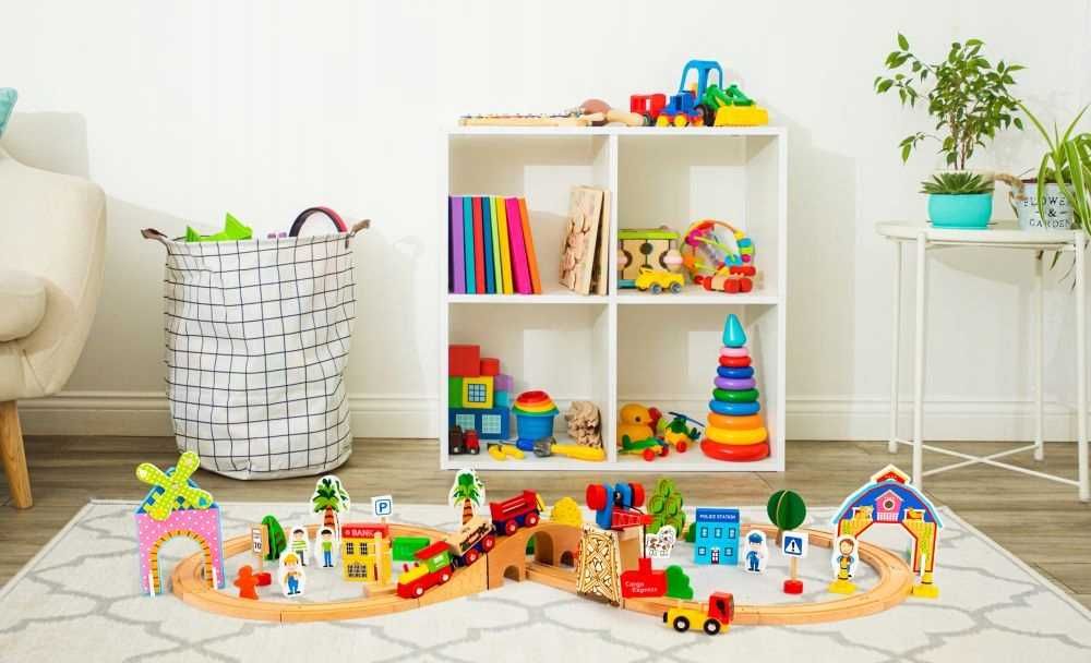 Детская железная дорога парковка Дерев'яна залізниця дорога трек