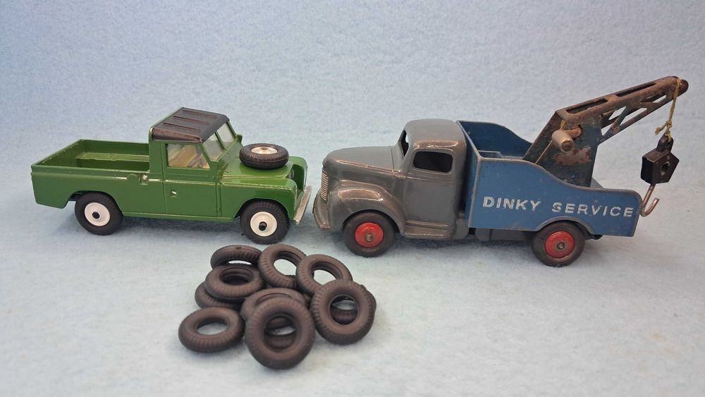 Pneus 17mm substituição para miniaturas Dinky, Corgi e Metosul