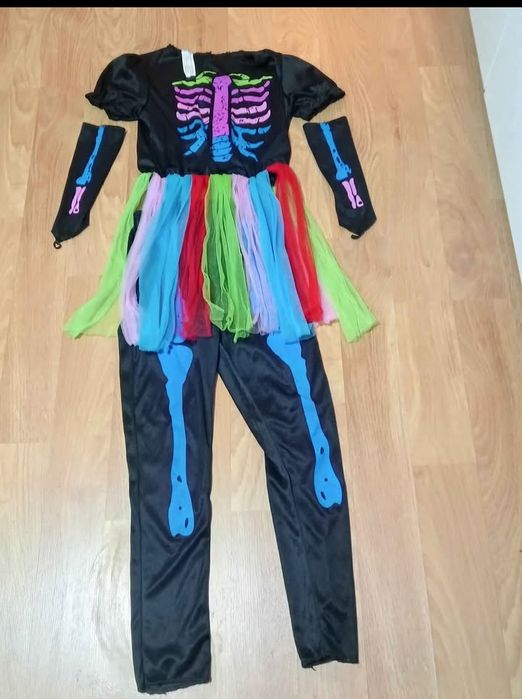 Fato de menina para o Halloween