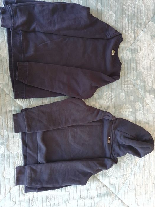 Camisolas originais 7/8 anos LACOSTE e HUGO BOSS de menino