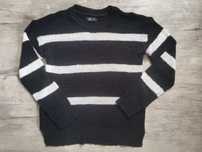 Sweterek czarny paski XS reserved