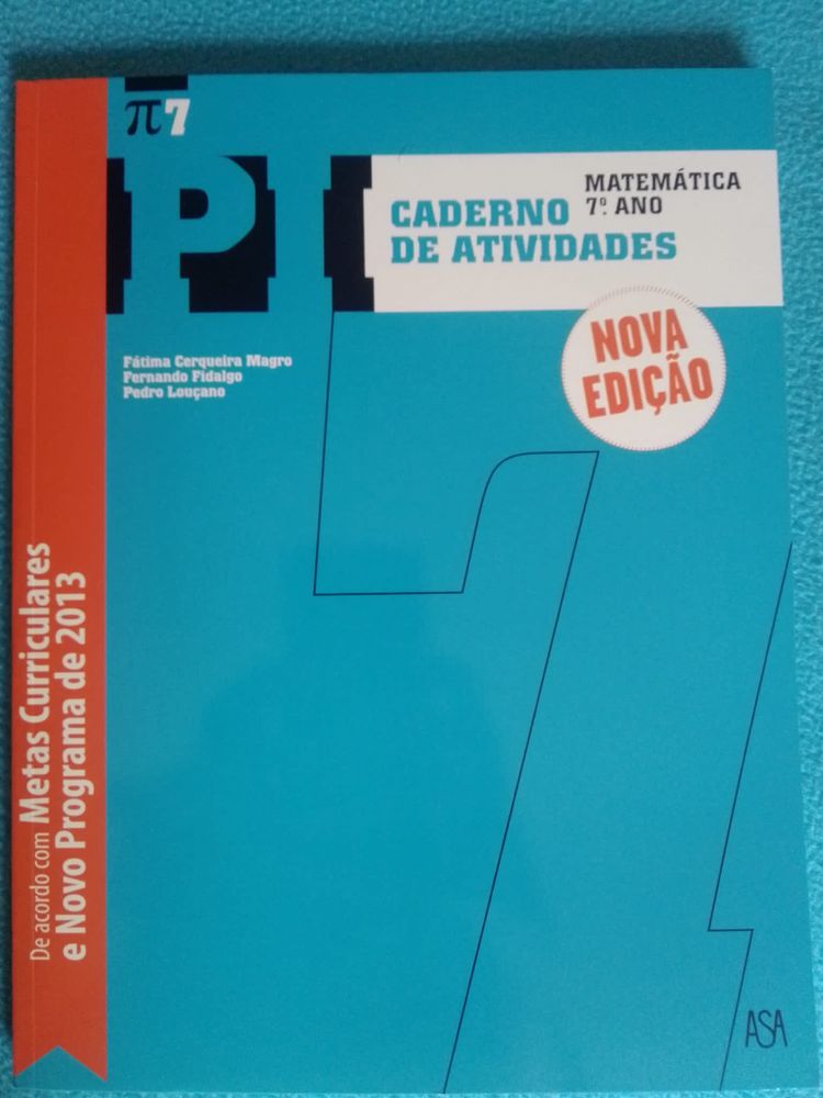 Caderno de atividades Matematica PI 7 Ano