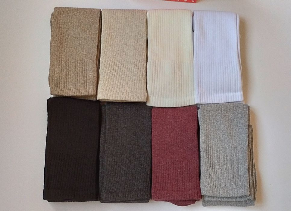 Гольфи вище коліна жіночі в рубчик заколінки