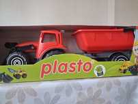 Traktor z przyczepą Plasto