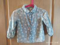 Camisa menina 24-36m nova
