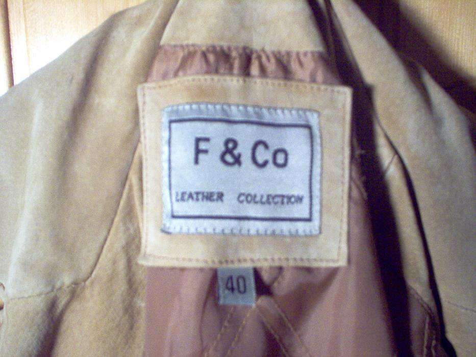 Casaco de pele camurça, senhora, nº40 - côr mel