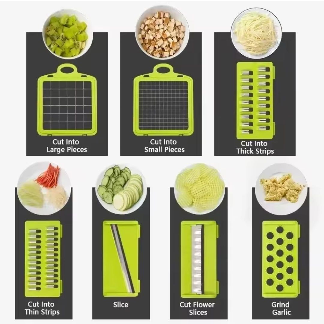 Ручний мультислайсер 16в1 Kitchen Veggie Slicer
