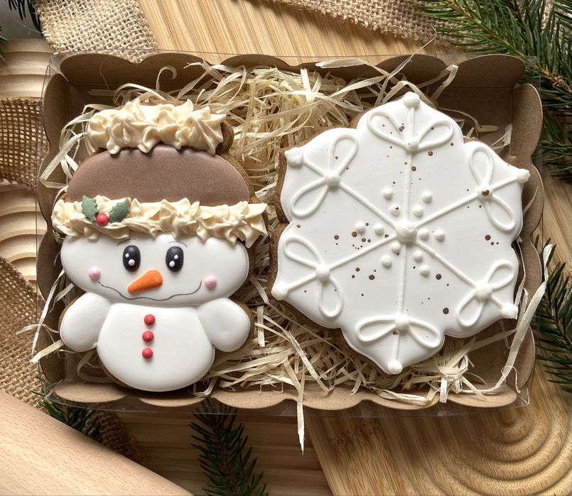 Domowe pierniczki - box (12cmx18cm) / Rękodzieło