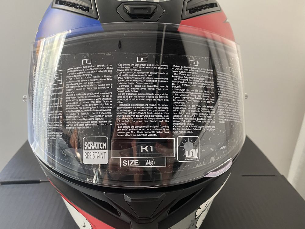 Kask motocyklowy AGV K1S M/S BANG MATT