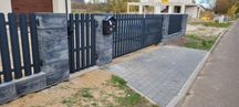 Ogrodzenie panelowe , podmurówki