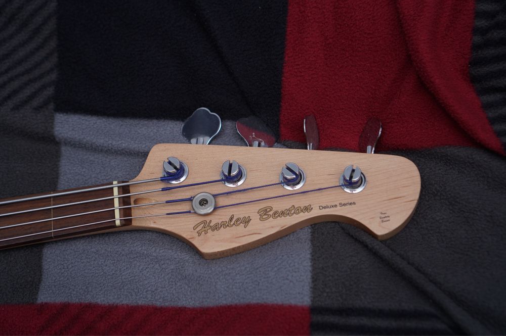 Harley Benton JB-40fl fretless bass gitara basowa bezprogowa