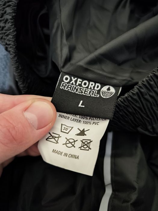 Мотоштани дощові Oxford Rainseal Over Trousers L Black