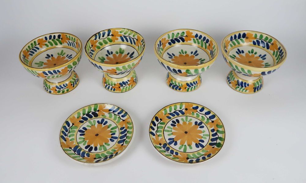 Conjunto em faiança Viúva Lamego, CADA