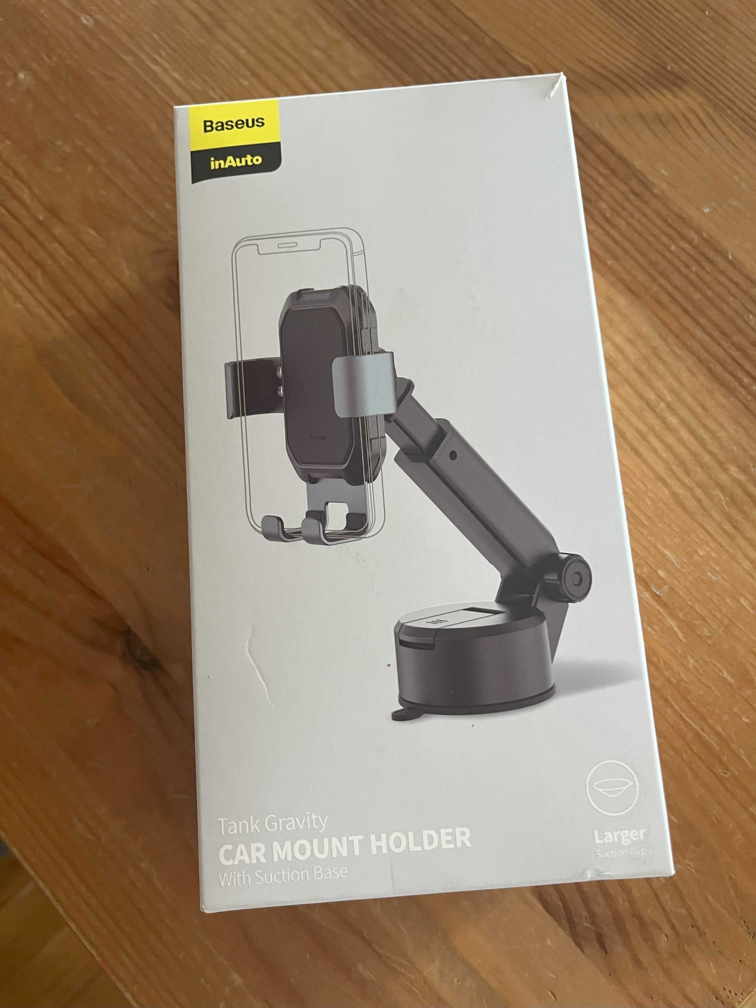 Uchwyt samochodowy Baseus Tank Gravity Suction Base – jak nowy
