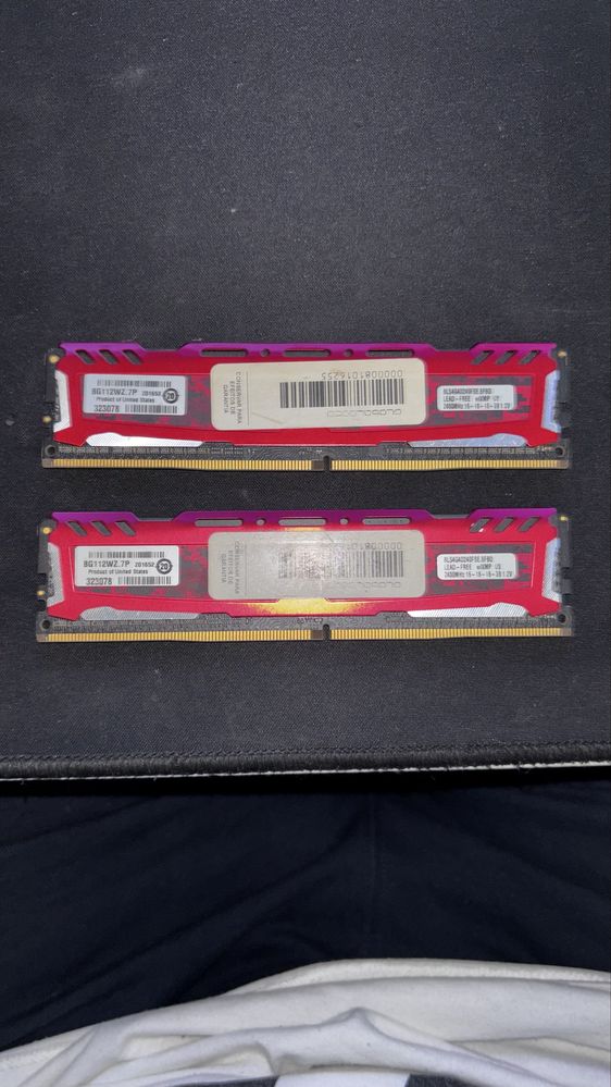 Memórias RAM 16gb Micron Ballistix