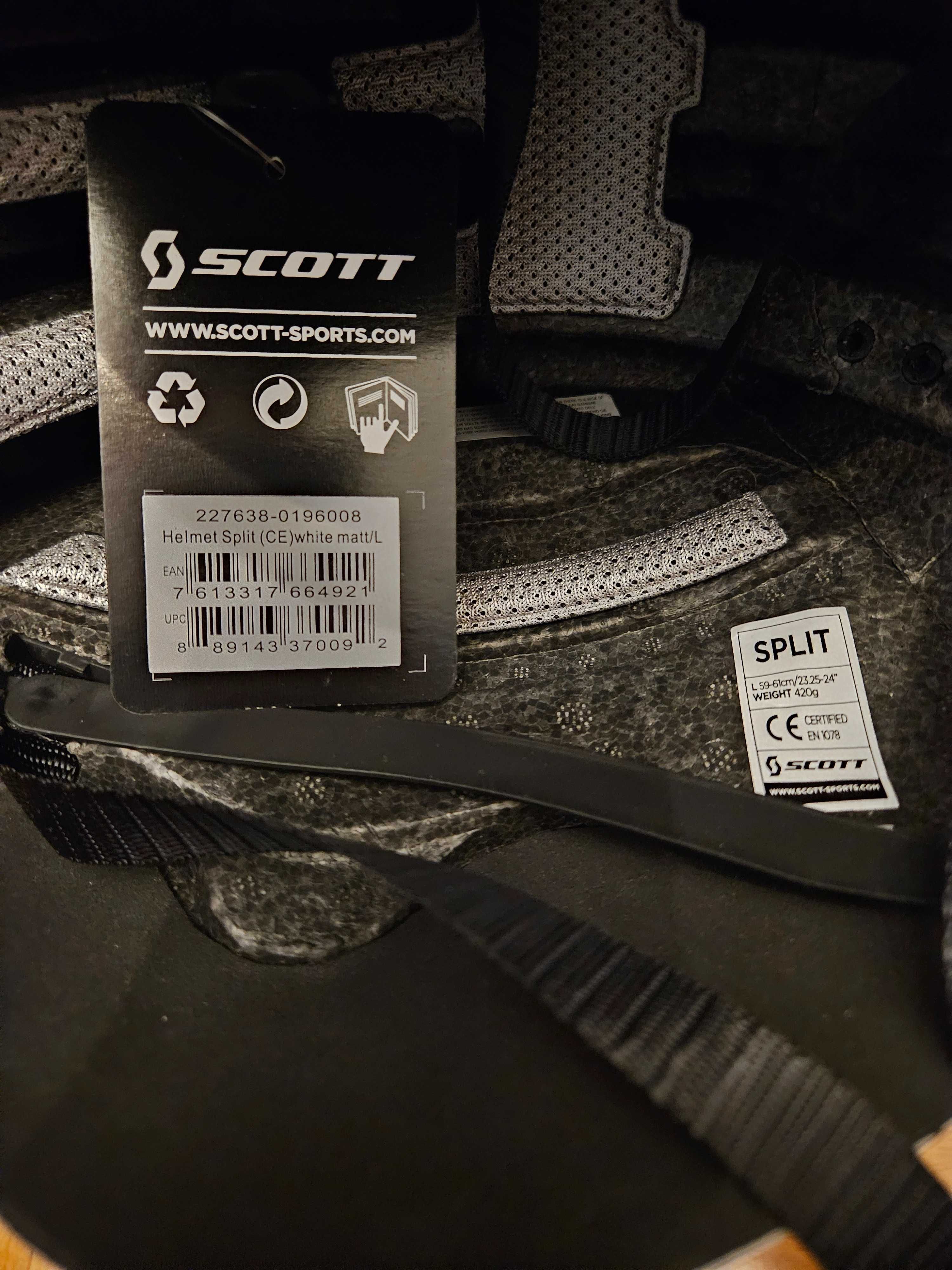 Kask czasowy/triathlonowy  Scott Split rozm. L