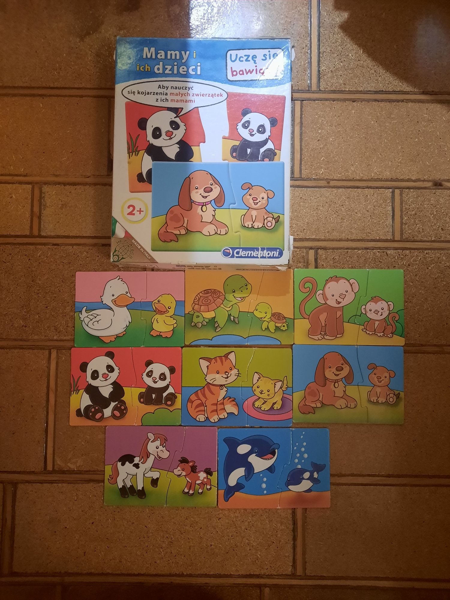 Zestaw puzzli i gier dla dwulatka czuczu peppa