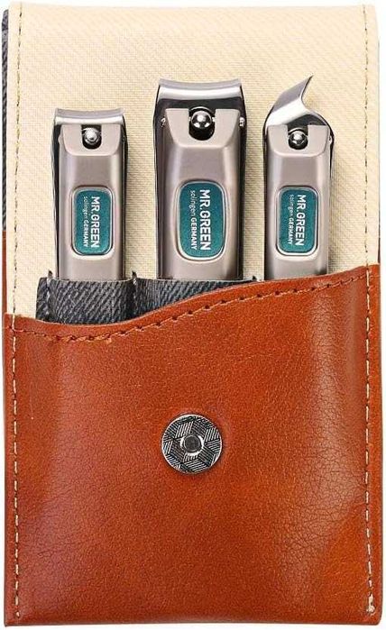 MR.GREEN 3-częściowe obcinacze do paznokci Stalowe obcinacze