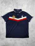 Granatowa koszulka Polo Ralph Lauren Chevron Chief Keef USA Big Pony