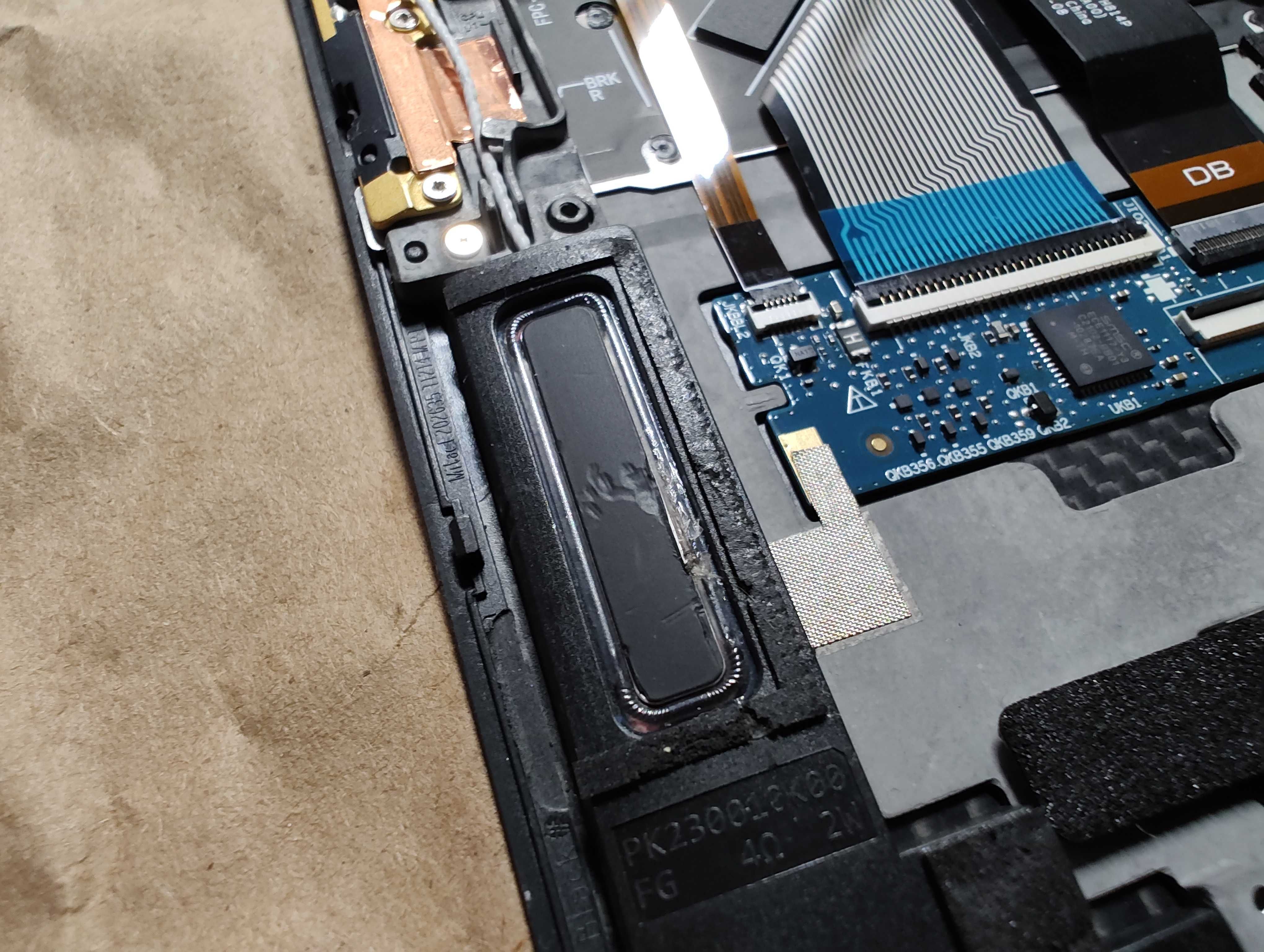 Корпус топкейс, палмрест для ноутбука Dell XPS 13 9310