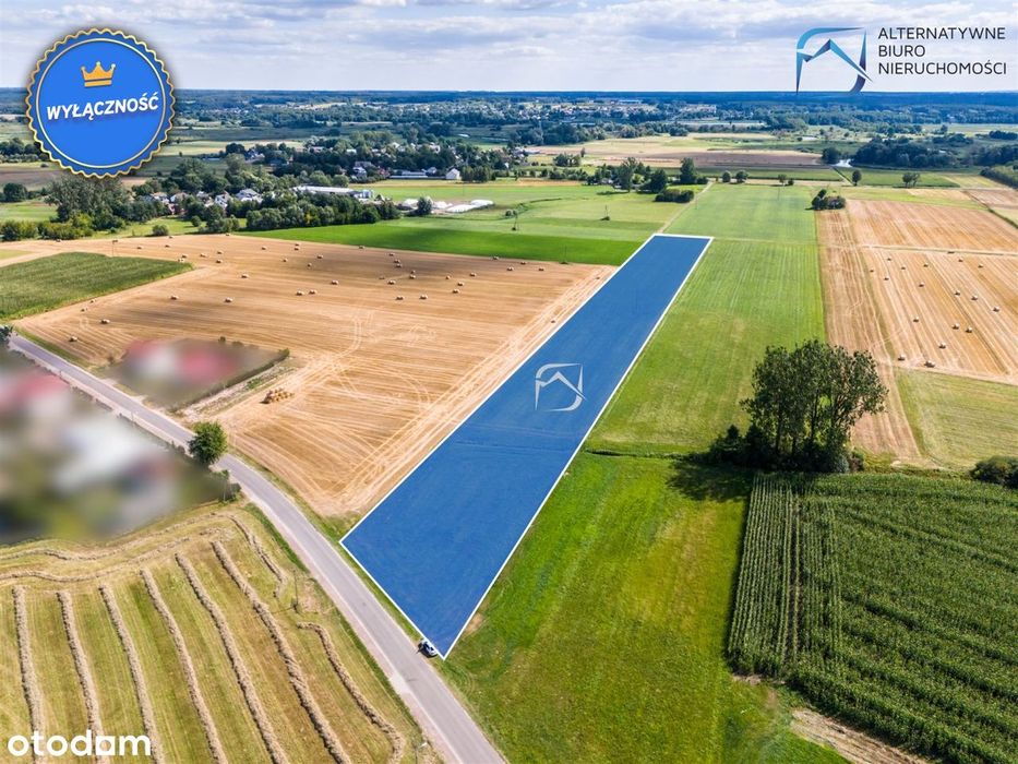 Tania, ustawna działka bud-rolna - Drążgów