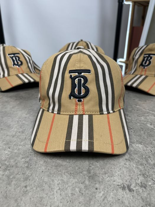 Кепка Burberry Клетка | Кепка Барбери с вышитым логотипом