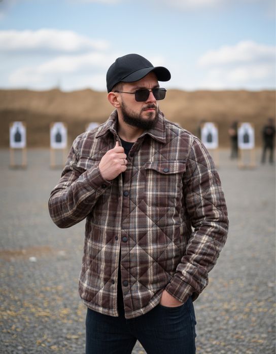 Мужская рубашка теплая на зиму в 3 цветах, утеплена сорочка, куртка