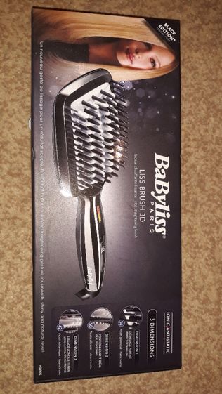 Szczotki prostujące BABYLISSSzczotka prostująca BABYLISS HSB101E Czarn