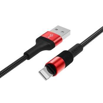 Kabel BX21 Outstanding - USB na Lightning - 2,4A 1 metr czerwony