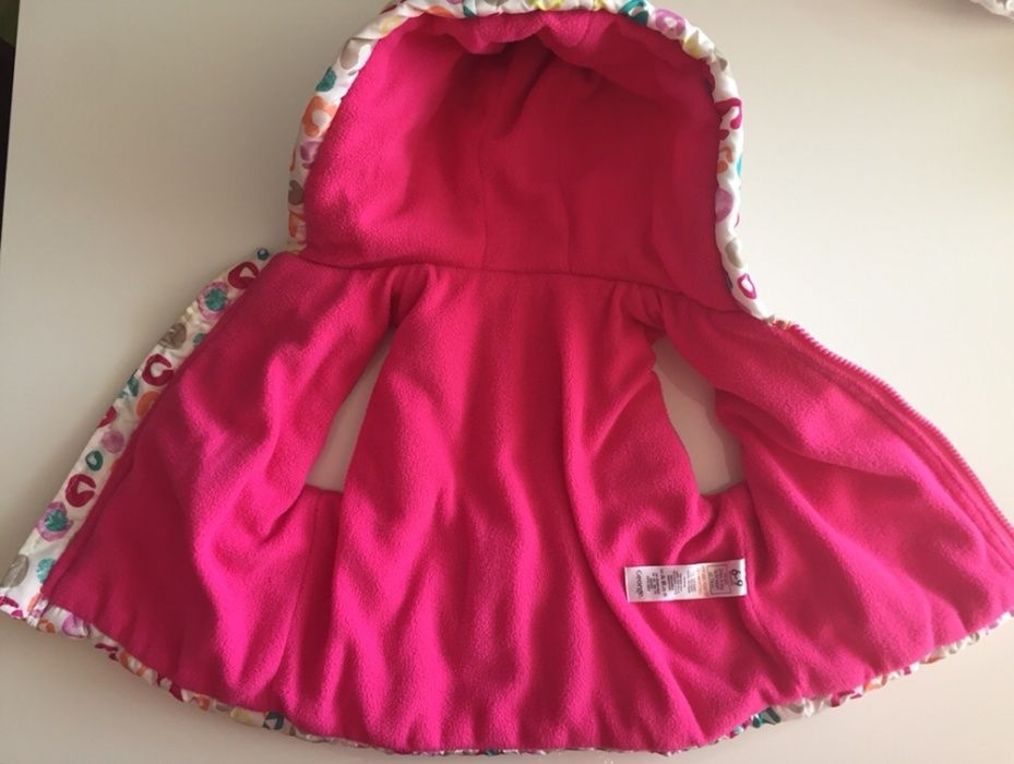 Bezrękawnik Kamizelka Polar George 6/9m wiosna/lato/jesień Kolorowy