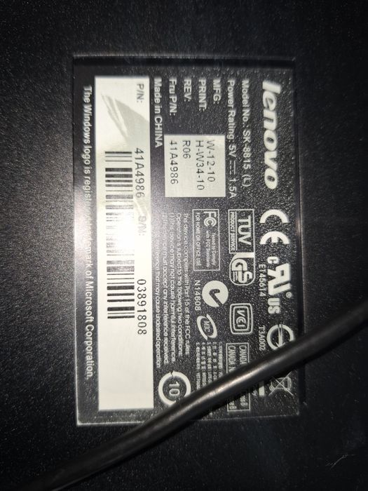 Vendo teclado lenovo