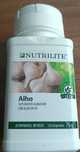Suplemento de alho com sabor a menta