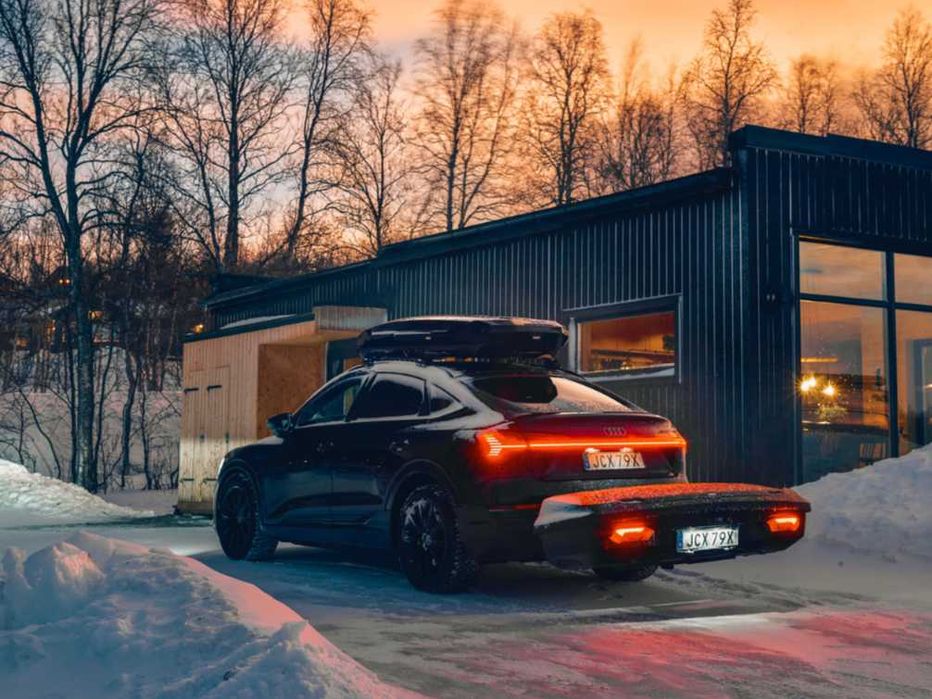 Thule Arcos XL box z platformą montażową - zestaw na narty od ręki fv