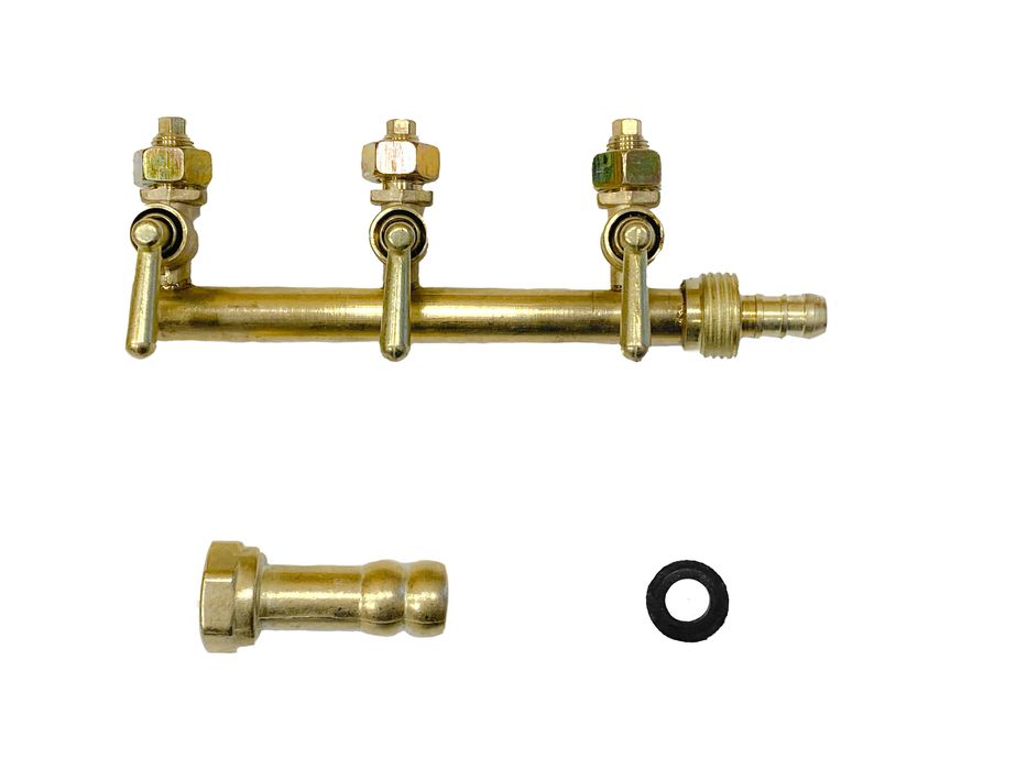 ZAWÓR potrójny do TABORET-u GAZOWEGO 9,8kW regulacja płomienia 436