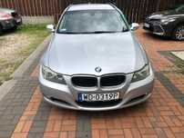 BMW E91 318d srebrne kombi 2010
