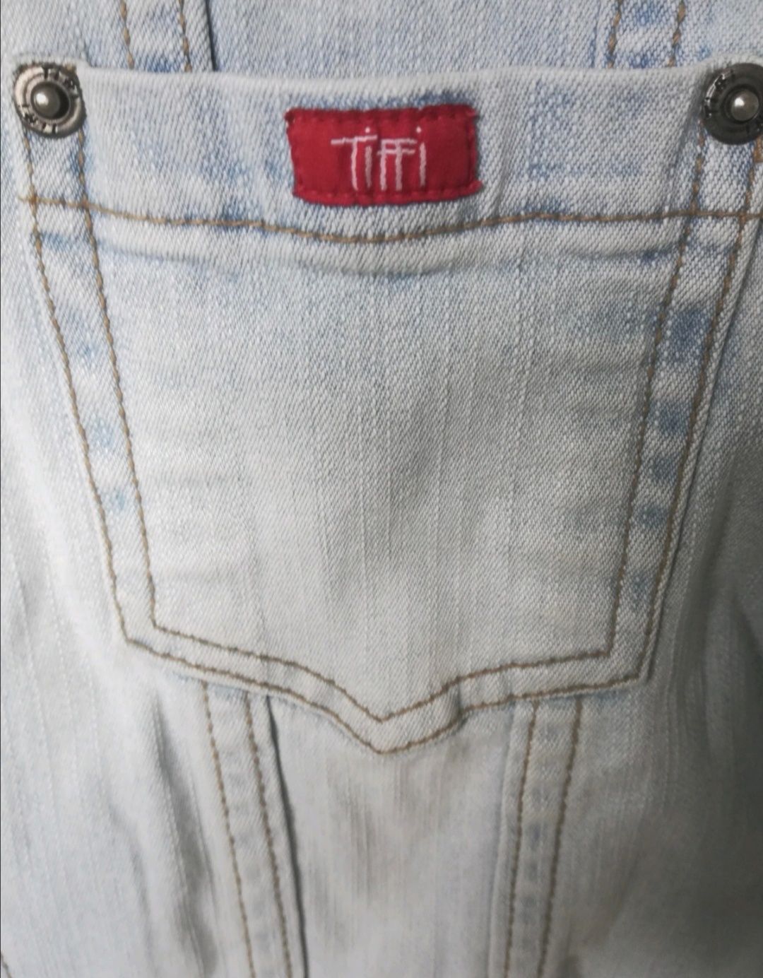 Kurtka jeans firmy Tiffi S katana jasna crop krótka