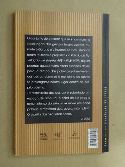 A Respiração dos Gestos de Daniel S. G.