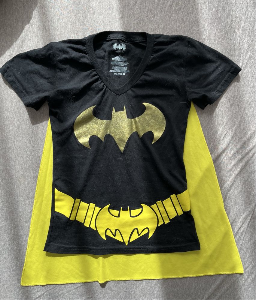 Strój BatGirl Batman Damski T-Shirt i Skarpety Przebranie