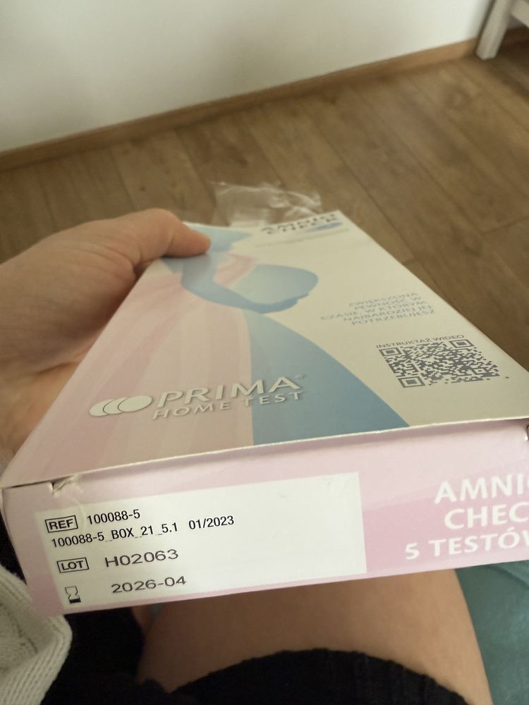 Amniocheck test do wykrywania wycieku wód płodowych
