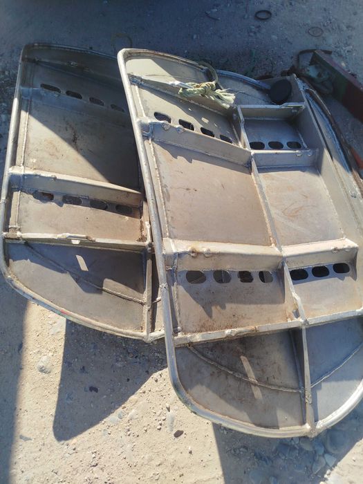 Portas em inox para arrastão pequeno