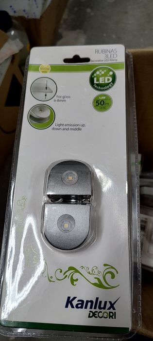 Oświetlenie półek Kanlux rubinas 3led